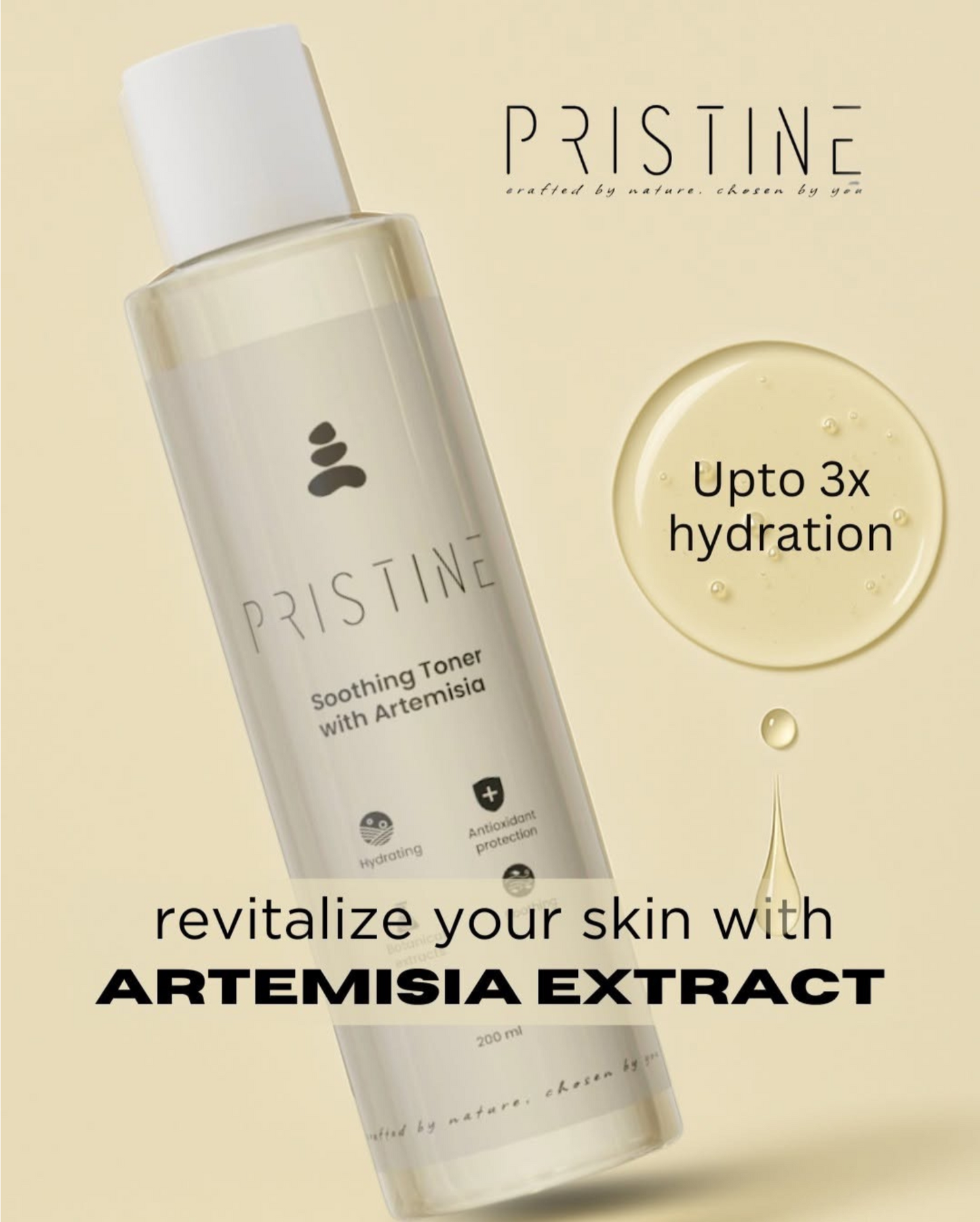 Pristine skincare artemisia soothing toner