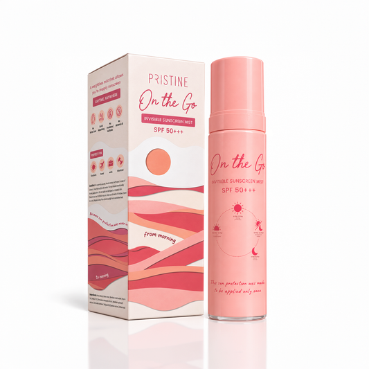 PRISTINE On The Go invisible sunscreen mist SPF 50 PA+++
